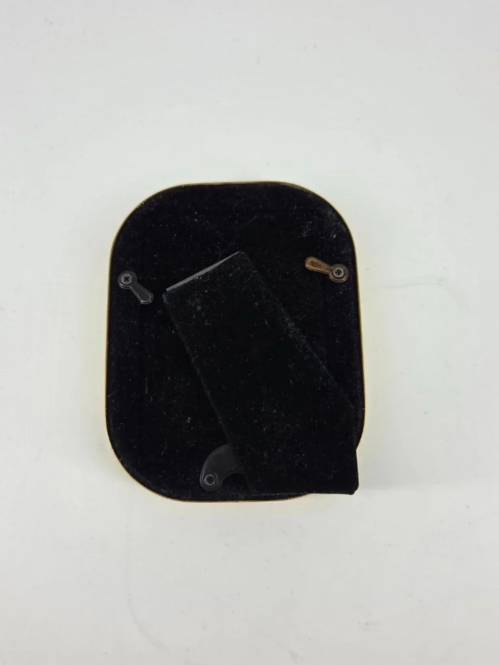 Vintage Solid Brass Small Picture Frame 2.5